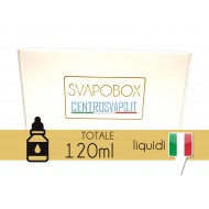 Svapo Box Liquidi Sigaretta elettronica 120 ml