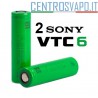 2 Batterie SONY 18650 VTC6 3000 mAh