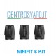 3 POD di Ricambio Minifit S kit Justfog