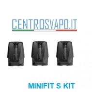 3 POD di Ricambio Minifit S kit Justfog