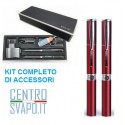 Kit Doppio Completo Ego W 650 mAh Rosso