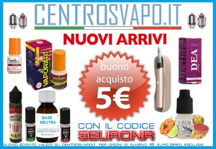 codice sconto sigaretta elettronica
