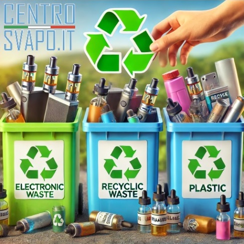 come riciclare sigarette elettroniche e liquidi