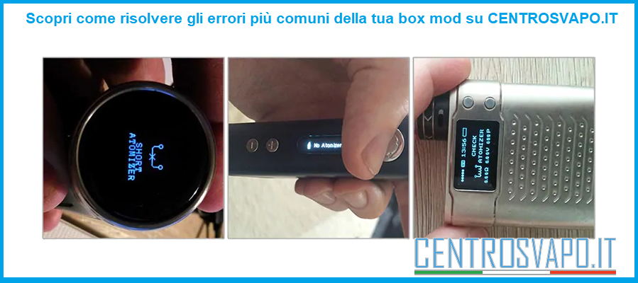 come risolvere errori box mod